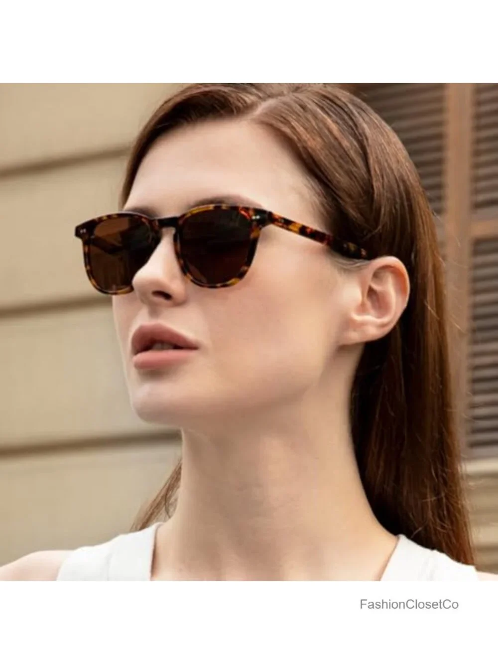 Retro Square Polarized Sunglasses for Women Handcrafted Acetate Frame UV